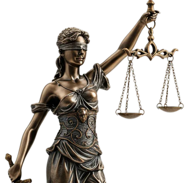 Estátua da Justiça com a balança
